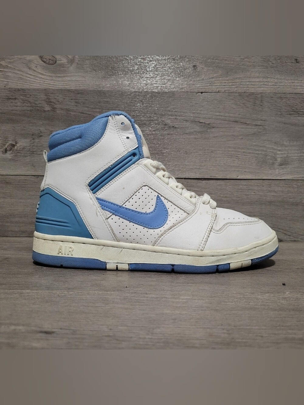 2002 Nike Air Force II tarheels UNC mens size 10 white blue 624006 VTG